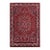 Medallion Antique Heriz Burgundy/Beige Wool Rug - 10'6'' X 12'3'' For Sale