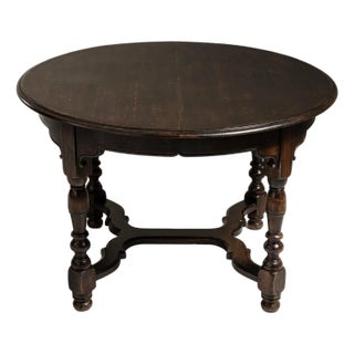 1970s Eclectic Dining Table In Original Patina For Sale