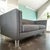 Mid-Century Modern Modern Grey Tufted Sofa With Acrylic Legs – For Sale - Image 3 of 10