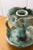 Italian 1950s Handmade Italian Green Handled Candle Holder by Vietri For Sale - Image 3 of 4