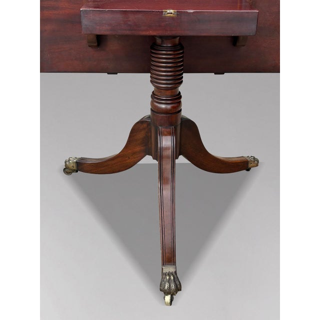 Early 19th Century Georgian Mahogany Twin Pedestal Dining Table For Sale - Image 4 of 11