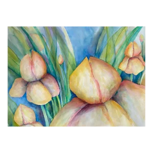1990s Spring Floral Watercolor Botanical