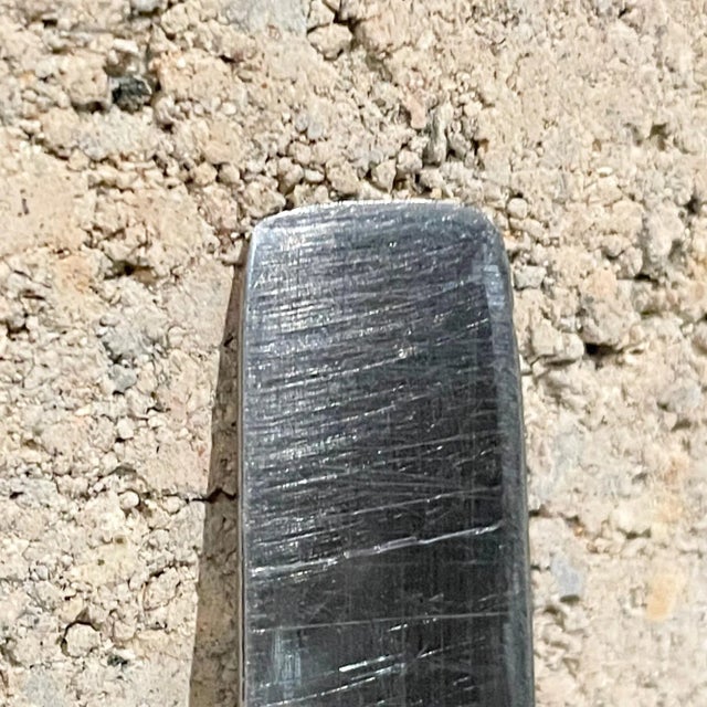 Vintage Mid-Century Modern Stainless Steel Bread Knife Stamped Capri Italy For Sale - Image 4 of 6