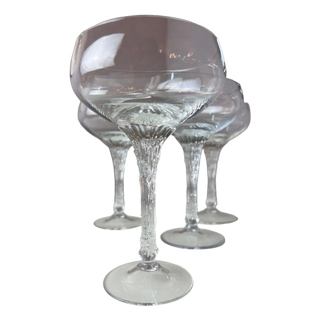 Split Wine Glasses by Pavel Hlava for Rosenthal Studio Line, Set of 4 For Sale