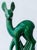 Art Deco Emerald Green Ceramic Deer Sculpture by Charles Lemanceau for Saint-Clément, France, 1930s For Sale - Image 10 of 14