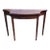 Baker Furniture Historic Charleston Collection Inlaid Mahogany Demi Lune Console Table For Sale