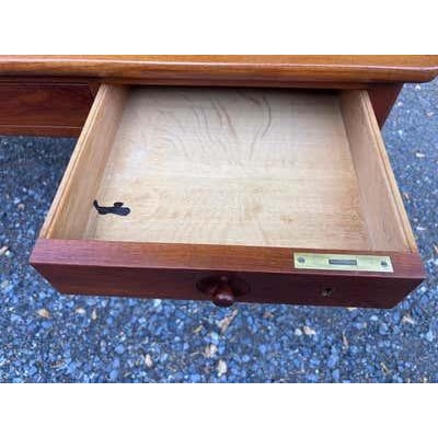 Hans Wegner Model 305 Writing Desk, Teak & Oak, Scandinavian Modern For Sale - Image 11 of 12