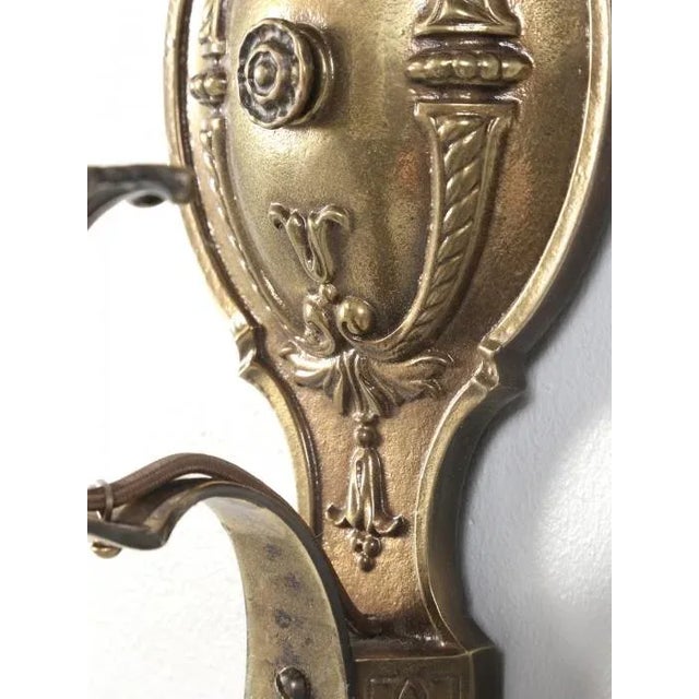 American Single Brass Sconce For Sale - Image 10 of 13