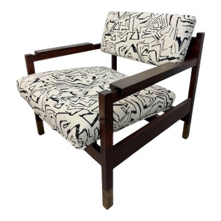 Mid-Century Modern Rosewood Arm Chair For Sale
