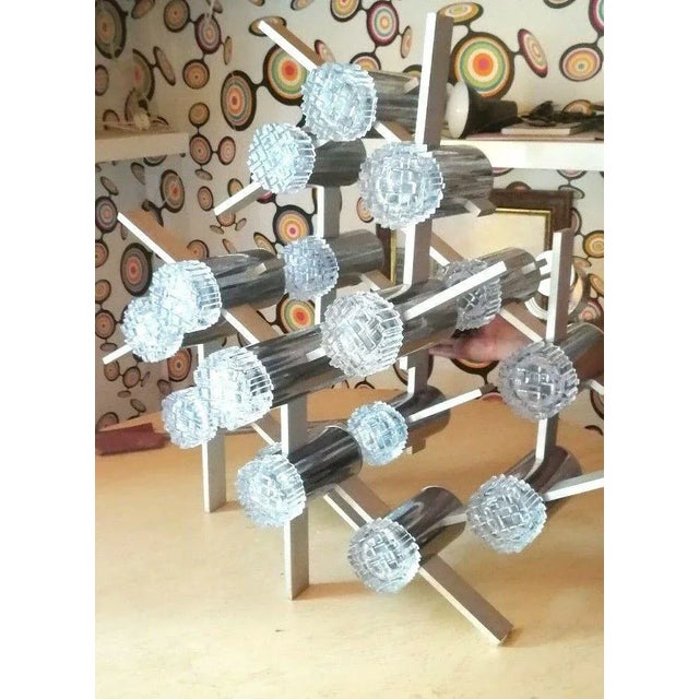 Metal Ceiling Lamp with 16 Lights by Gaetano Sciolari for Sciolari, 1970s For Sale - Image 7 of 9