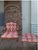 Vintage Walnut French Provincial Armchair & Ottoman Set in Rich Plaid Upholstery For Sale - Image 12 of 12