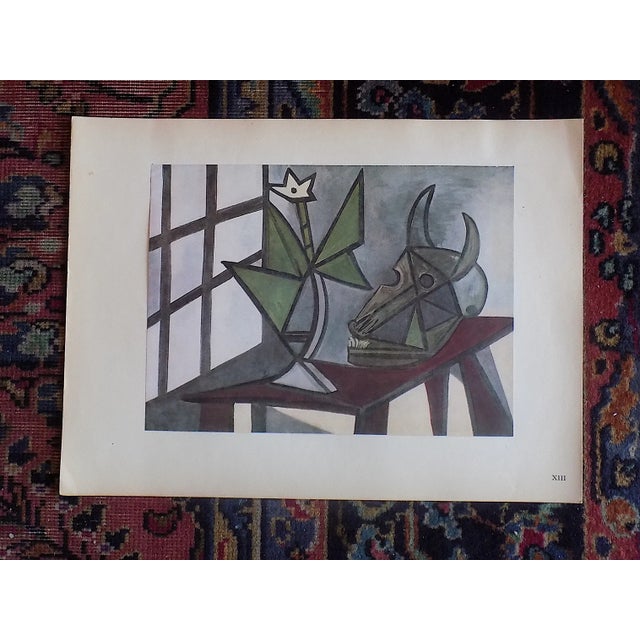 Printmaking Materials Vintage Folio Sized Ltd. Ed. Mid 20th Century Modernist Abstract Picasso Lithograph - "Nature Morte" For Sale - Image 7 of 7