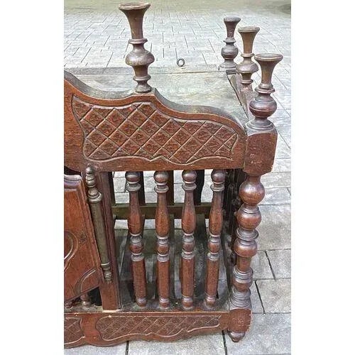 19th Century Antique French Wood Panetiere For Sale In Atlanta - Image 6 of 10