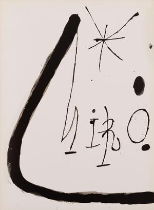 Joan Miro, Tapis de Tarragona IX, Lithograph