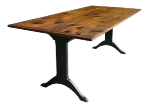 20th Century American Pine Farm Table