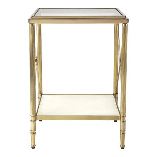 Taren End Table, Gold For Sale