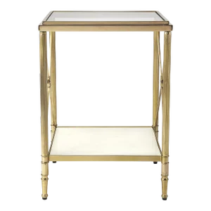 Taren End Table, Gold
