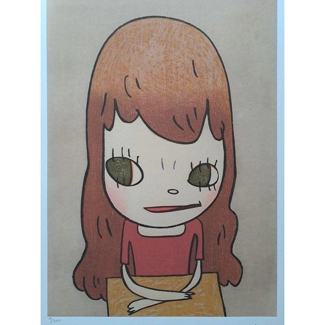 Pop Art After Nara Yoshitomo, Just a Little, 1990s, Limited Edition Lithograph For Sale - Image 3 of 7