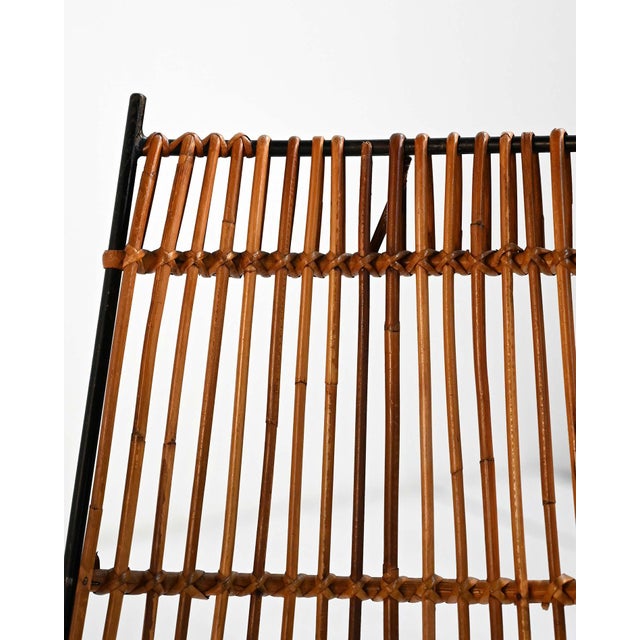 1960s Bamboo and Metal Chairs, 1960s, Set of 2 For Sale - Image 5 of 13