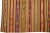 1960s Vintage Kilim Handmade Multicolor Stripe Wool Rug For Sale - Image 4 of 7