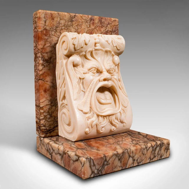 1940's Vintage Decorative Bookends For Sale - Image 6 of 9