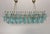 Turquoise and Clear Murano Glass Poliedri Chandelier by Carlo Scarpa For Sale - Image 6 of 18