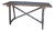 Italian Single Slab Trestle Console Table For Sale