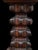Mid-Century Brutalist Candlestick in Wood, 1950s For Sale - Image 4 of 8