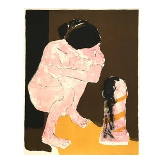 1969 Paul Guiramand Original Lithograph Untitled V1-5 For Sale