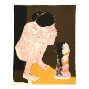 1969 Paul Guiramand Original Lithograph Untitled V1-5