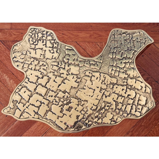 2010s Boca Do Lobo Eden Side Table in Polished Cast Brass For Sale - Image 5 of 12