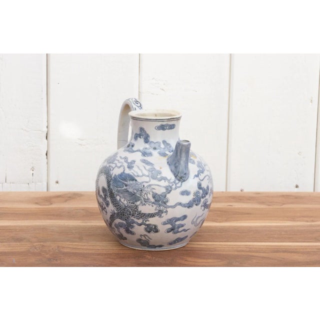 Antique Chinese Dragon Wine Jug For Sale - Image 4 of 11