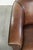 Textile Art Deco Sheepskin Club Armchair with Black Piping For Sale - Image 7 of 14