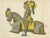 Knight in Full Tournament Armor, 1842, Paper For Sale