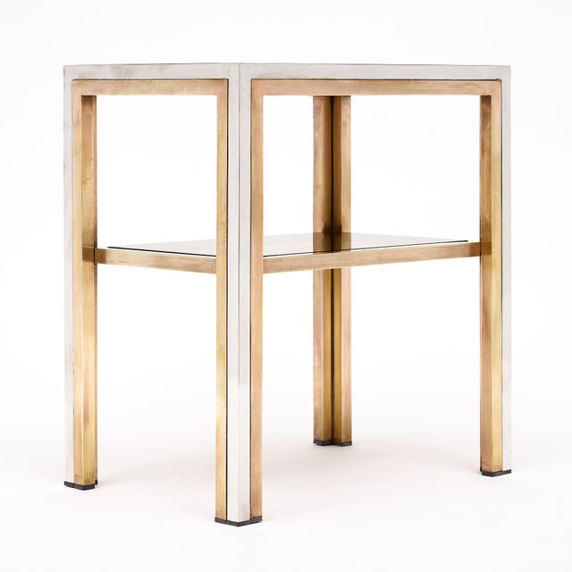 Silver Romeo Rega Modernist Side Tables For Sale - Image 8 of 9