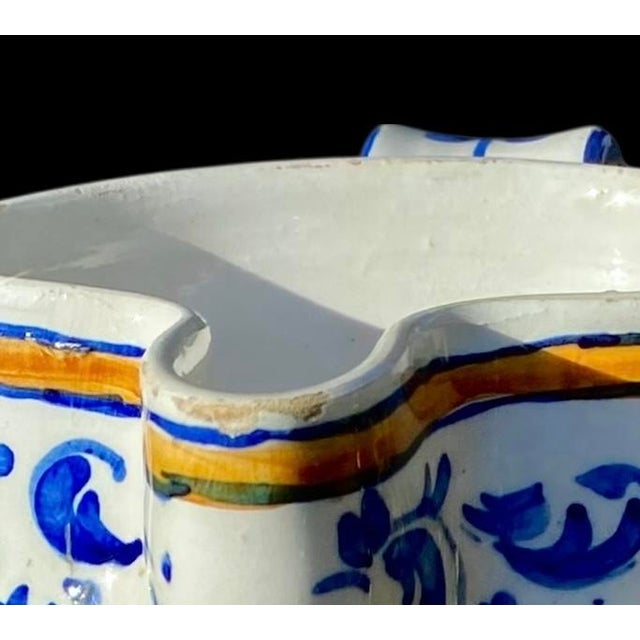 Late 19th Century An Antique Italian Glazed Pottery Jug From the Montelupo Fiorentino Factory For Sale - Image 5 of 18