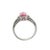 Early 21st Century 3.23 Carat Padparadscha Sapphire Diamond Platinum Ring, Grs Certified For Sale - Image 5 of 7