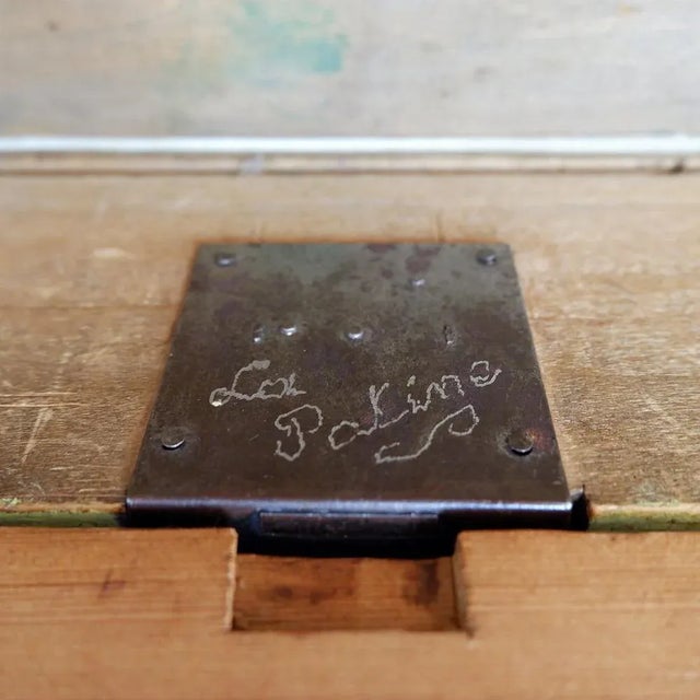 Wood Antique Italian Chest of Drawers with Marble Top, 1800s For Sale - Image 7 of 16