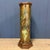 Large Antique Painted Earthenware Column with Golden Pheasants For Sale - Image 3 of 18