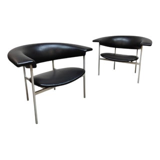 Dutch Meander Gamma Lounge Chairs by Rudolf Wolf, Gaasbeek & Van Tiel, 1950s For Sale
