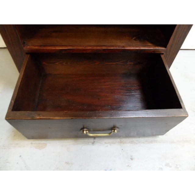 Antique Open Bookcase in Oak, 1890s For Sale - Image 6 of 9