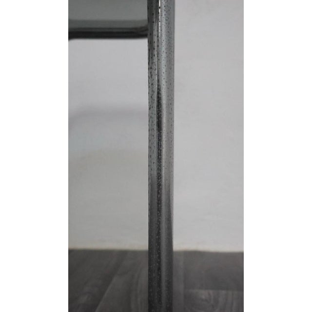 Coffee Table in Chromed Tubular Steel and Smoked Glass by Ezio Didone, 1970s For Sale - Image 9 of 13