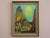 SUN OVER THE HILLS Size: 16.9 x 13.4 inches (including frame) Oil on board A vibrant mid-century modern landscape...