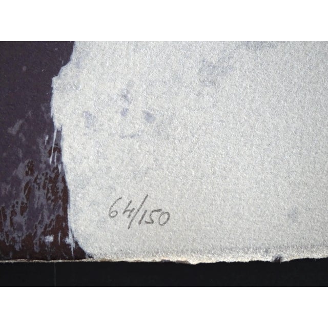 Mid-Century Modern Antoni Tàpies, Untitled, Original Lithography, 1974 For Sale - Image 3 of 4