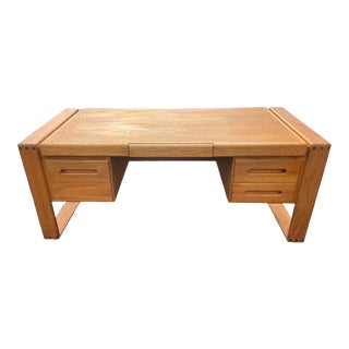 Vintage 1970's Lou Hodges Executive Desk For Sale