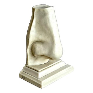 Vintage Resin Nose Bookend/Sculpture C2c Designs After Michelangelo For Sale