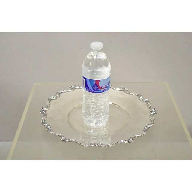 Vintage Wallace 1125 Silver Plated Monmouth Park Award Plates - a Pair For Sale - Image 9 of 12