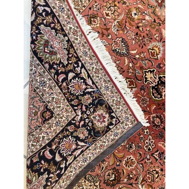 Vintage Persian Tabriz, 6'8" X 10' For Sale - Image 10 of 10