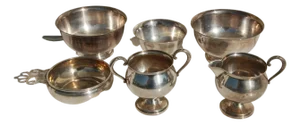Set of 6 Various Sterling Silver Serving Pieces