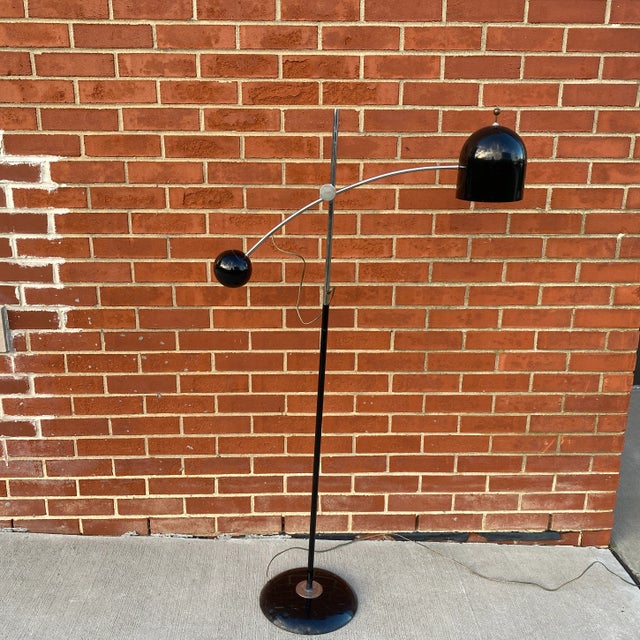 Mid-Century Modern 1960s Counterweight Floor Lamp, Mid-Century Modern, Usa For Sale - Image 3 of 13